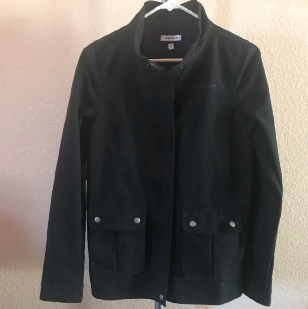 🔥 VINTAGE ADIDAS Zip-Up Jacket – Women’s Medium 🔥 - Picture 3 of 6